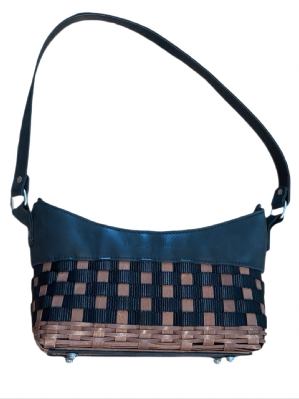 Vintage Longaberger Sales Achiever Wicker Basket Handbag Excellent Condition